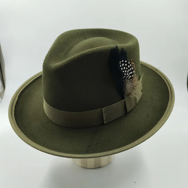 Suede Fedora Men's and Women's
