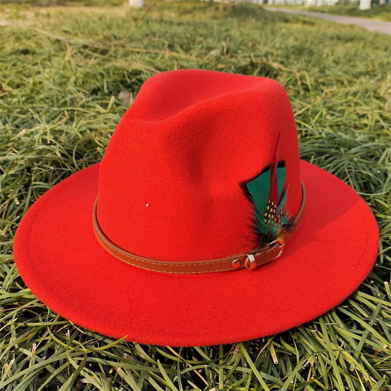 Suede Fedora Men's and Women's