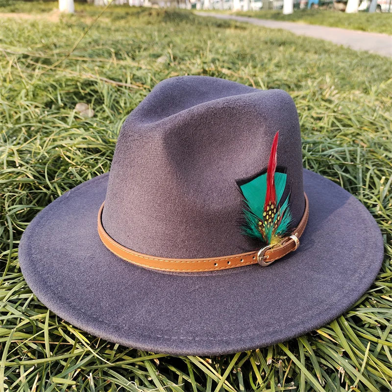 Suede Fedora Men's and Women's