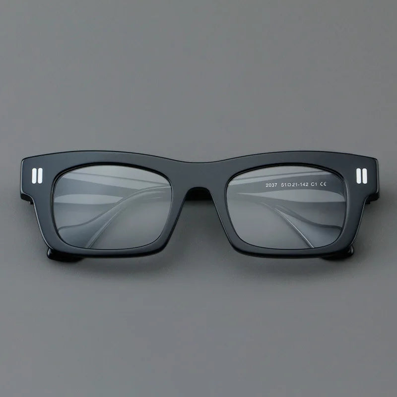 Retro Thick Customized Optical Prescription Anti Blue Ray Eyeglasses Sunglasses