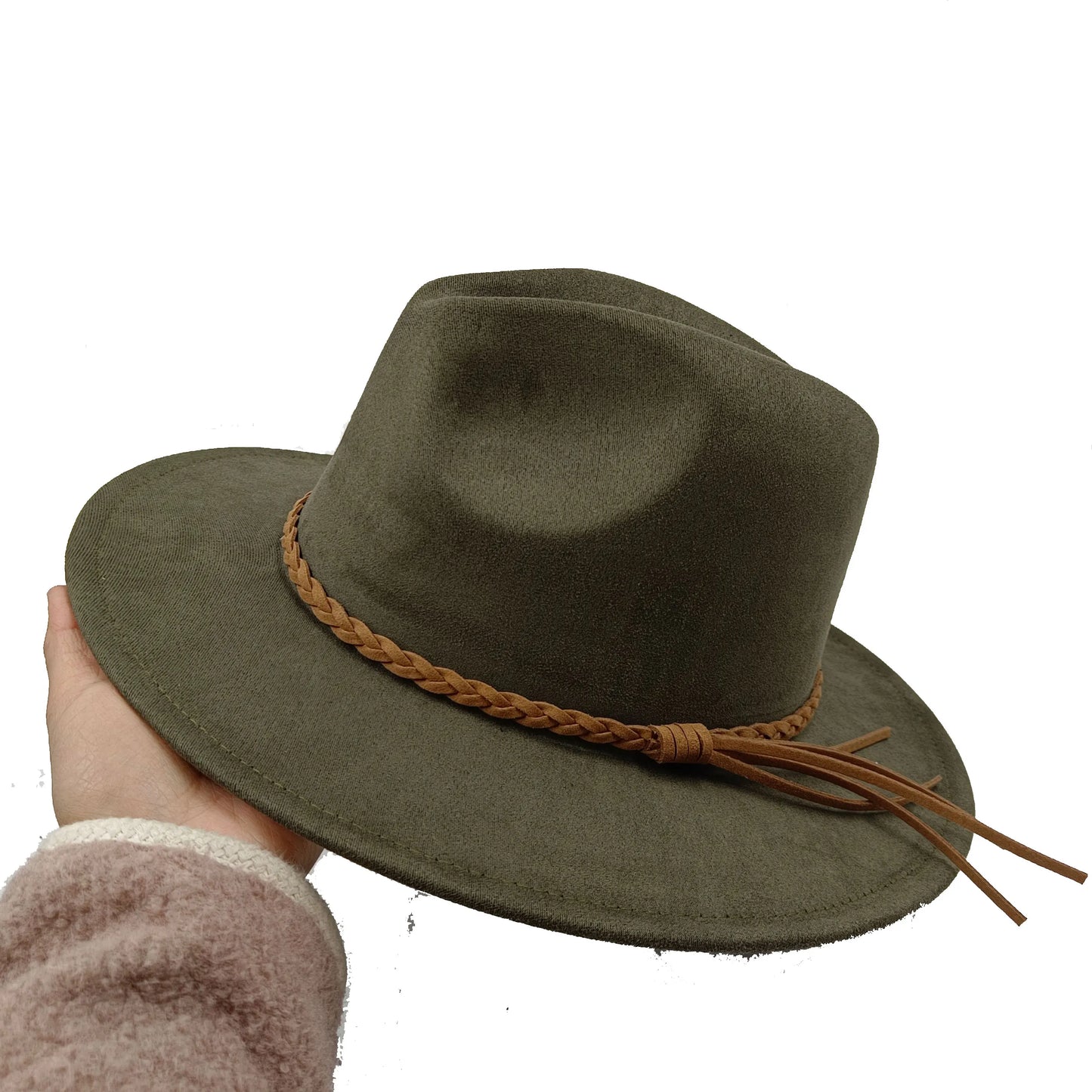 Suede Fedora Men's and Women's