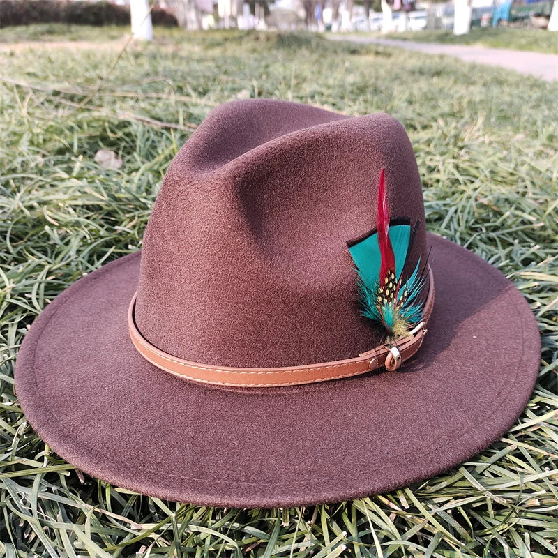 Suede Fedora Men's and Women's