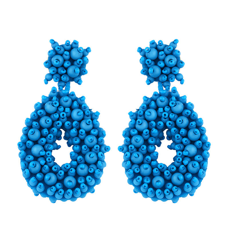 Bohemian Earrings Woven Bead Earrings