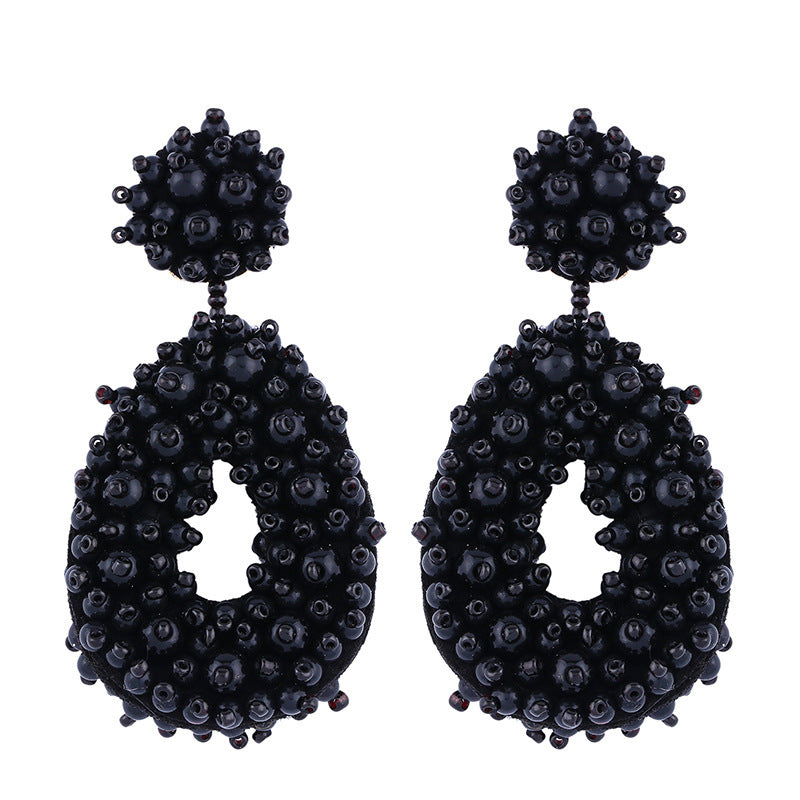 Bohemian Earrings Woven Bead Earrings