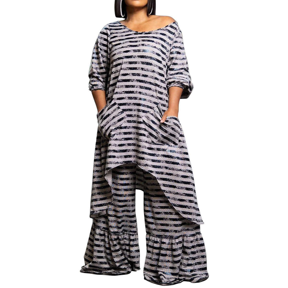 Women's Fashion Plus Size Irregular Suit