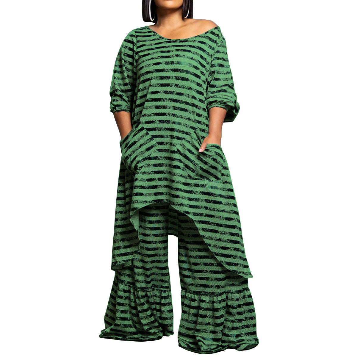 Women's Fashion Plus Size Irregular Suit