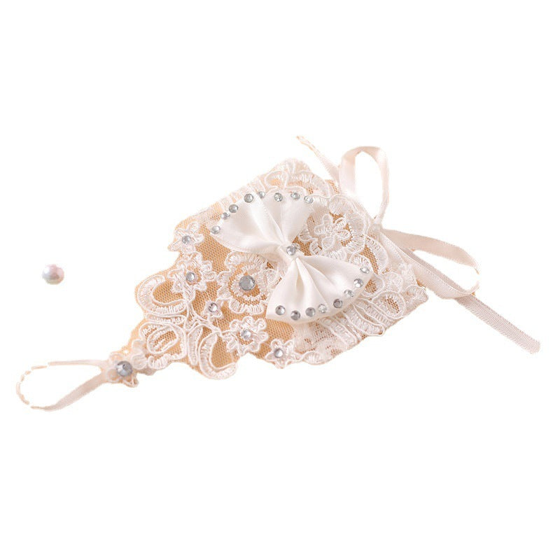 Fashion New Rhinestone Bridal Gloves