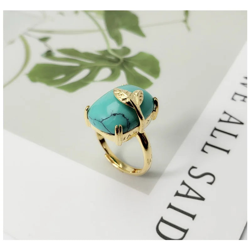 Genuine Solid Sterling Silver 925 Jewelry Set Antique Bohemia Ethnic Accessories For Women With Natural Stone Jewelry