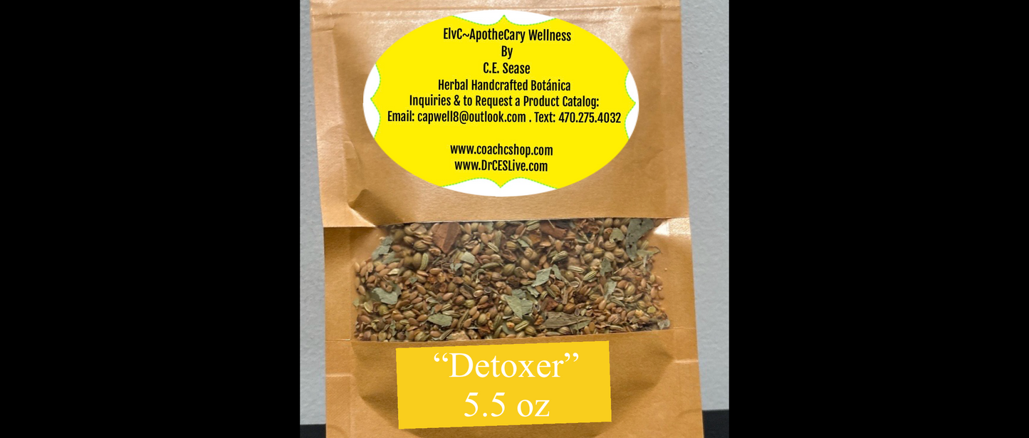 Detox Tea.  ElvC~Apothecary Wellness Botannica