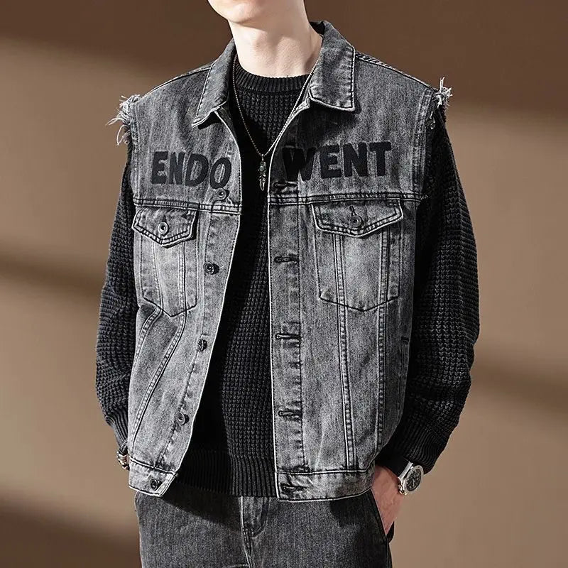 Men's denim top