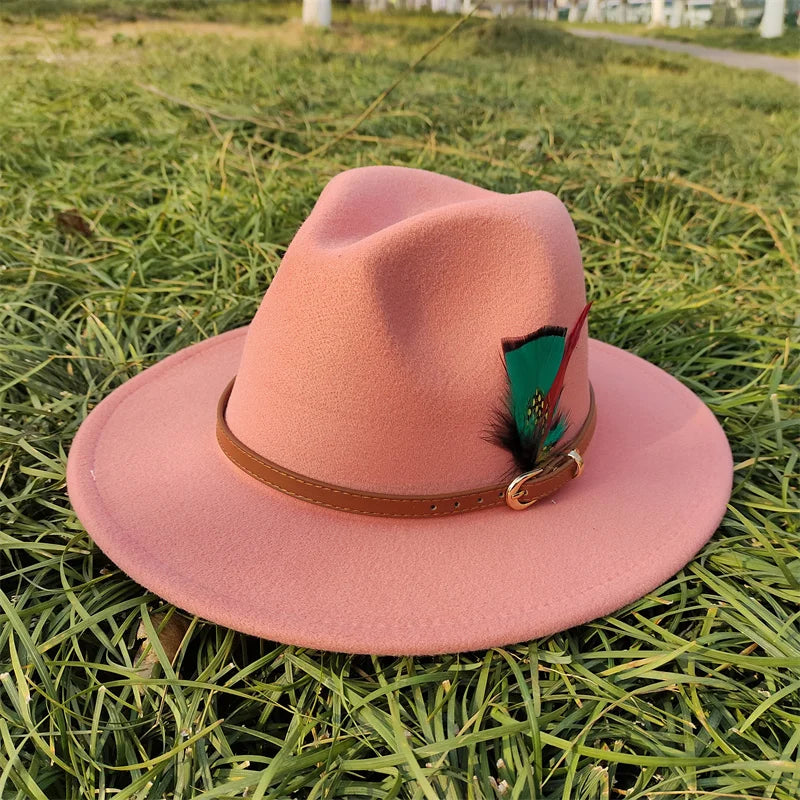 Suede Fedora Men's and Women's