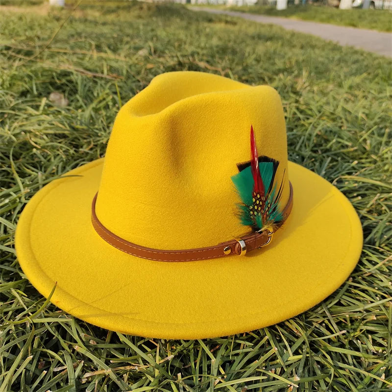 Suede Fedora Men's and Women's