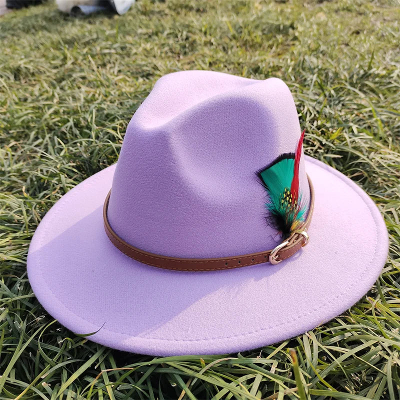 Suede Fedora Men's and Women's