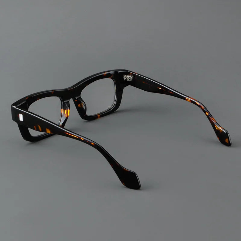Retro Thick Customized Optical Prescription Anti Blue Ray Eyeglasses Sunglasses
