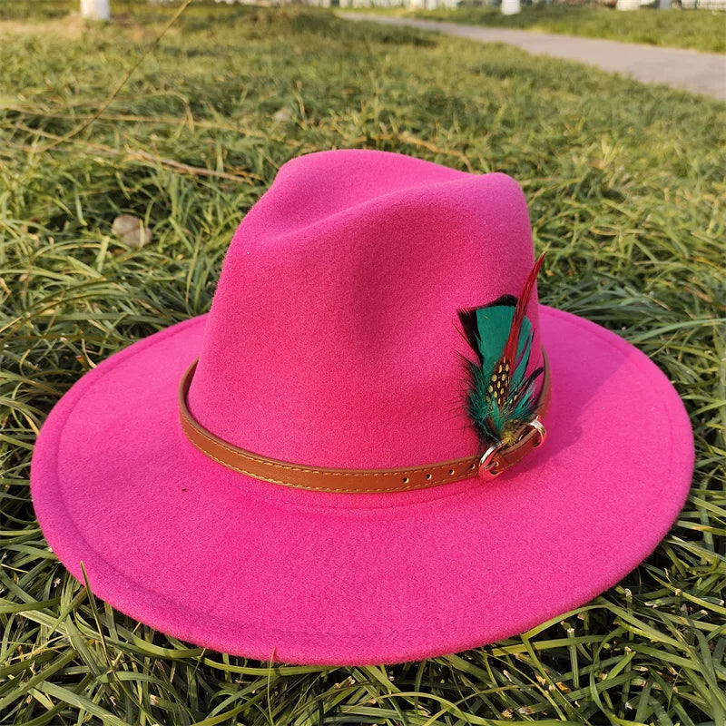 Suede Fedora Men's and Women's