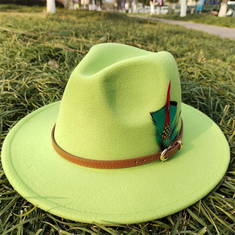Suede Fedora Men's and Women's