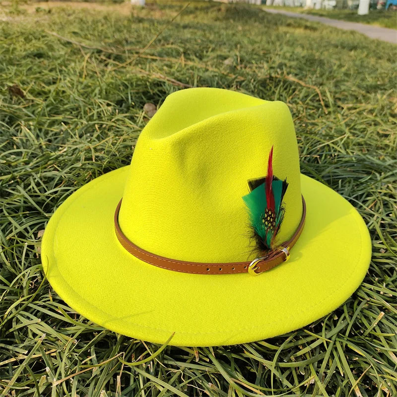 Suede Fedora Men's and Women's