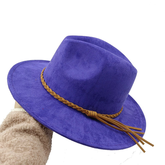 Suede Fedora Men's and Women's