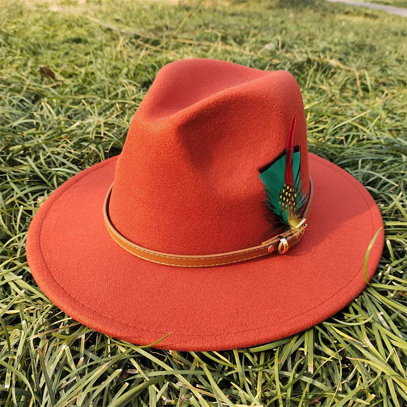 Suede Fedora Men's and Women's