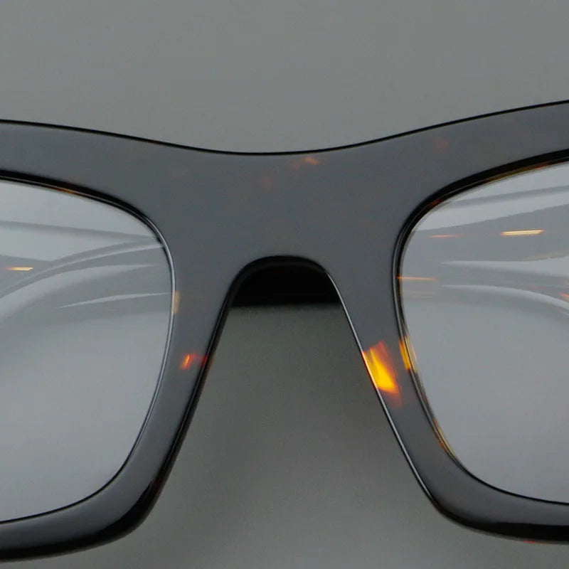 Retro Thick Customized Optical Prescription Anti Blue Ray Eyeglasses Sunglasses