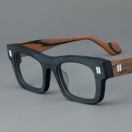Retro Thick Customized Optical Prescription Anti Blue Ray Eyeglasses Sunglasses