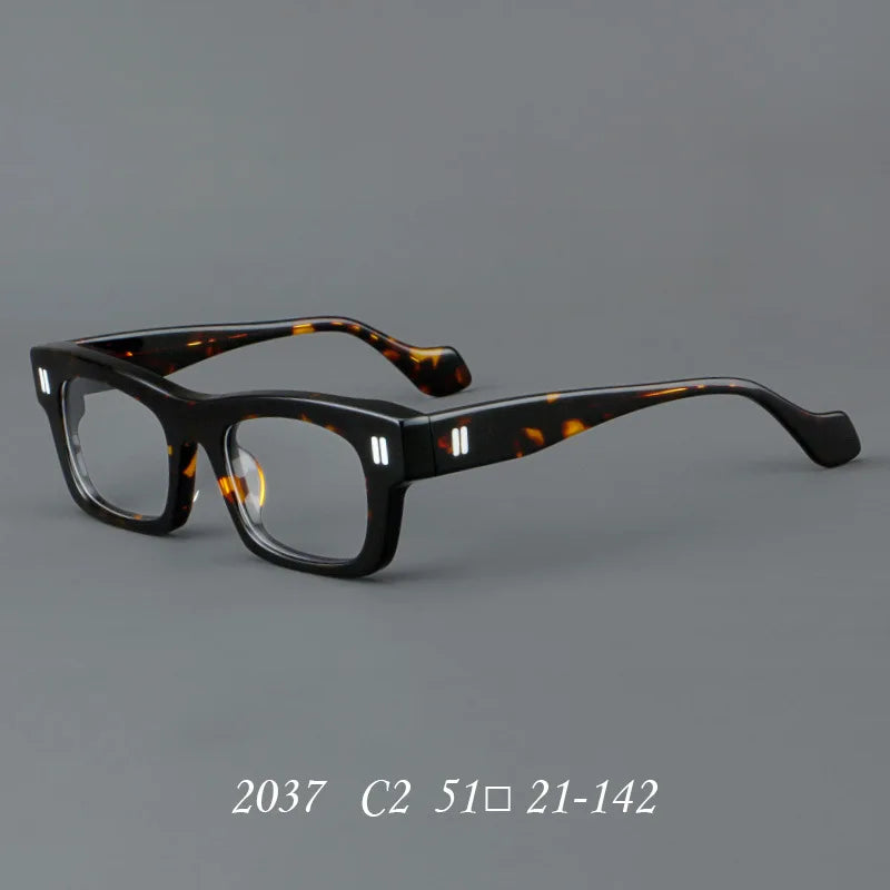 Retro Thick Customized Optical Prescription Anti Blue Ray Eyeglasses Sunglasses
