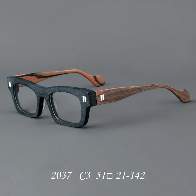 Retro Thick Customized Optical Prescription Anti Blue Ray Eyeglasses Sunglasses