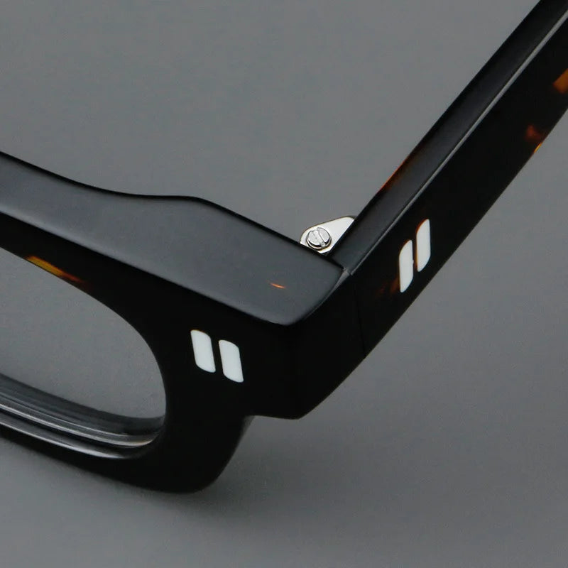 Retro Thick Customized Optical Prescription Anti Blue Ray Eyeglasses Sunglasses
