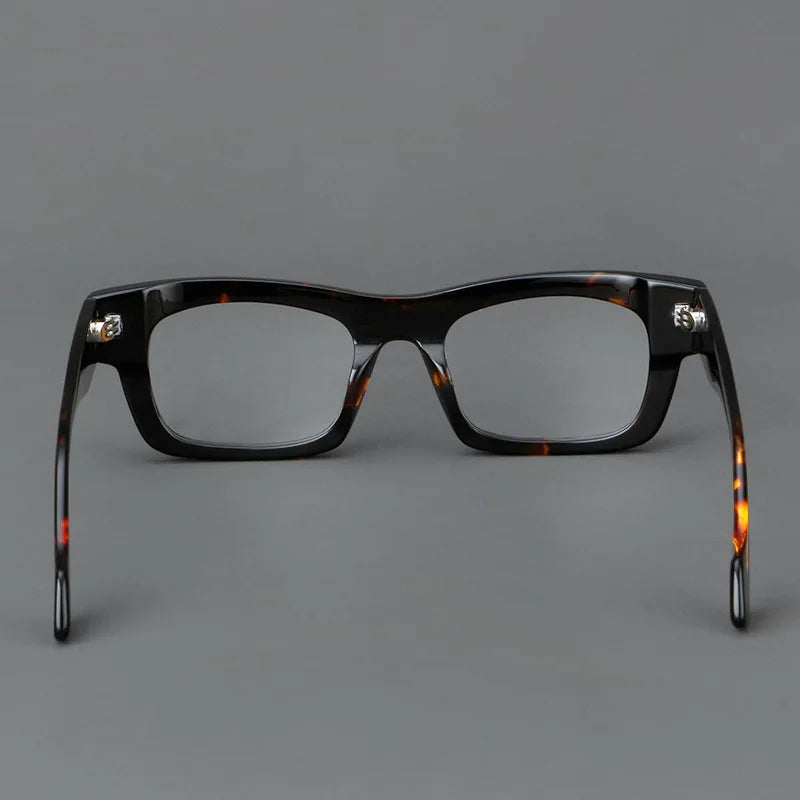 Retro Thick Customized Optical Prescription Anti Blue Ray Eyeglasses Sunglasses