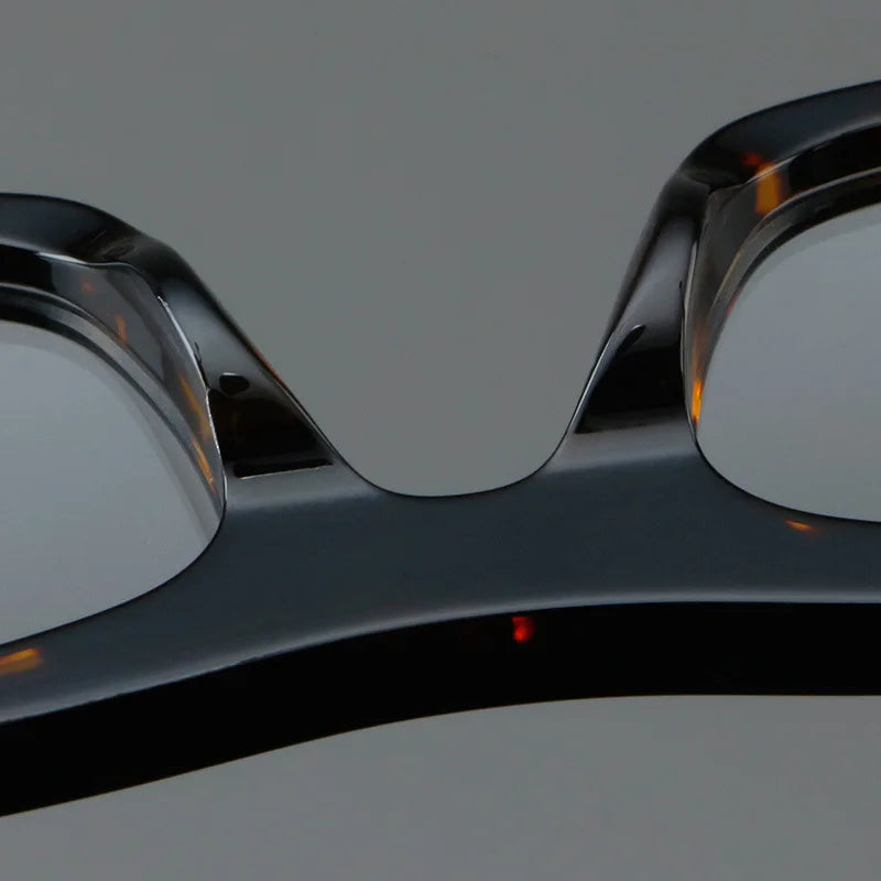 Retro Thick Customized Optical Prescription Anti Blue Ray Eyeglasses Sunglasses
