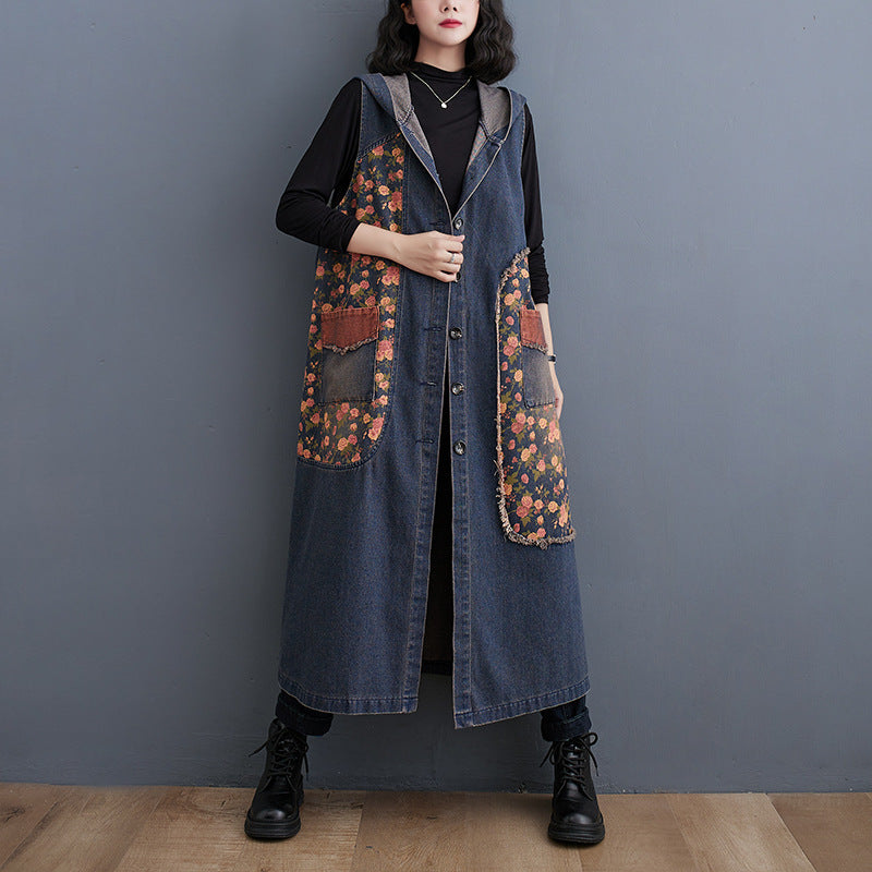 Autumn And Winter New Retro Wash Plus Size Casual Loose Denim Jacket Women