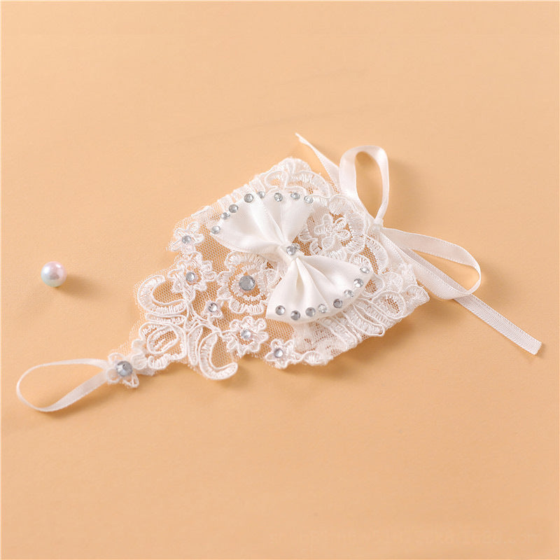 Fashion New Rhinestone Bridal Gloves