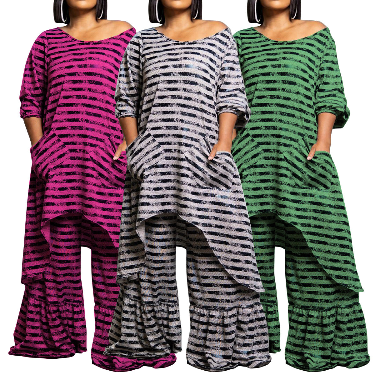 Women's Fashion Plus Size Irregular Suit